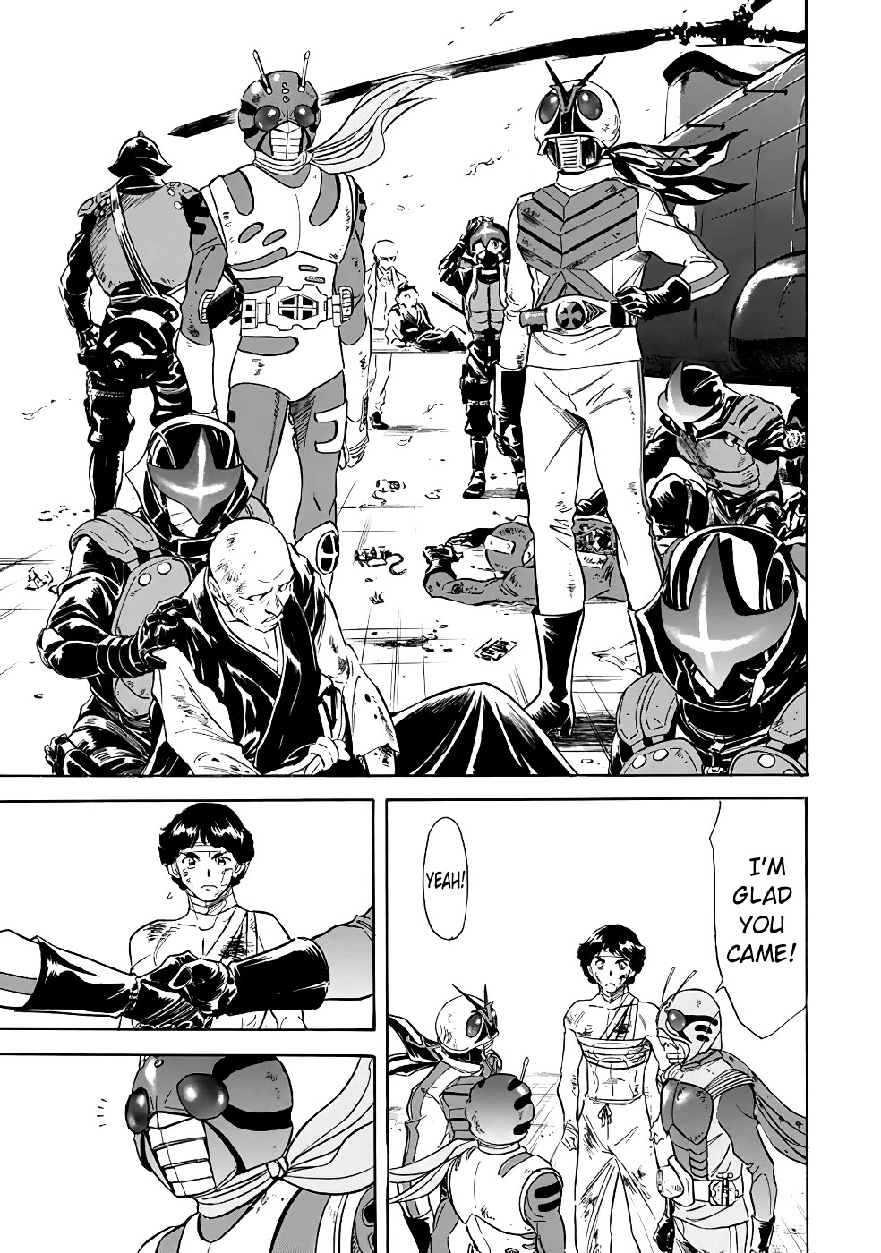 Shin Kamen Rider Spirits Chapter 17 page 44 - Chapter 17: The Nebuta Children