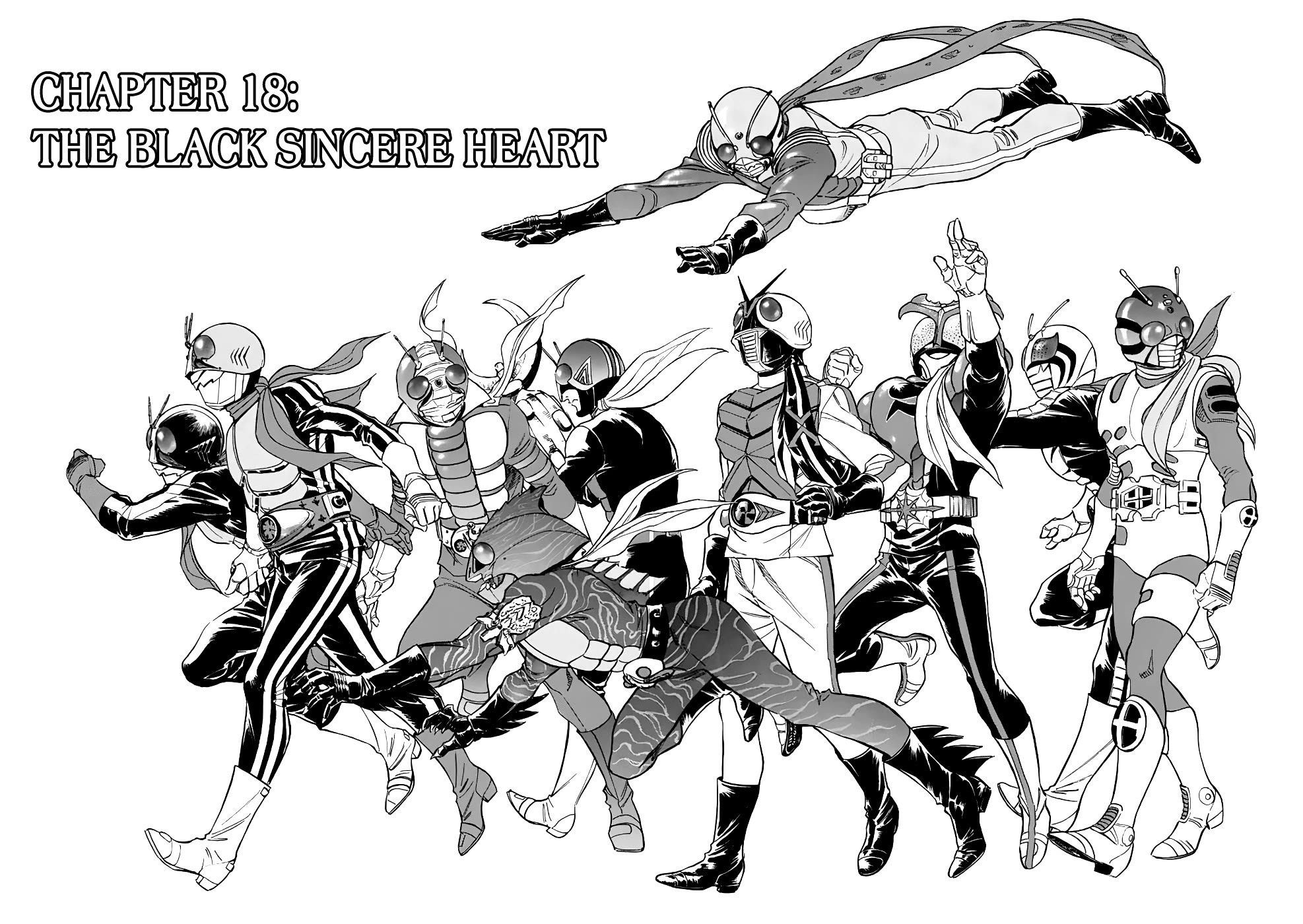 Shin Kamen Rider Spirits Chapter 18 page 2 - Chapter 18: The Black Sincere Heart