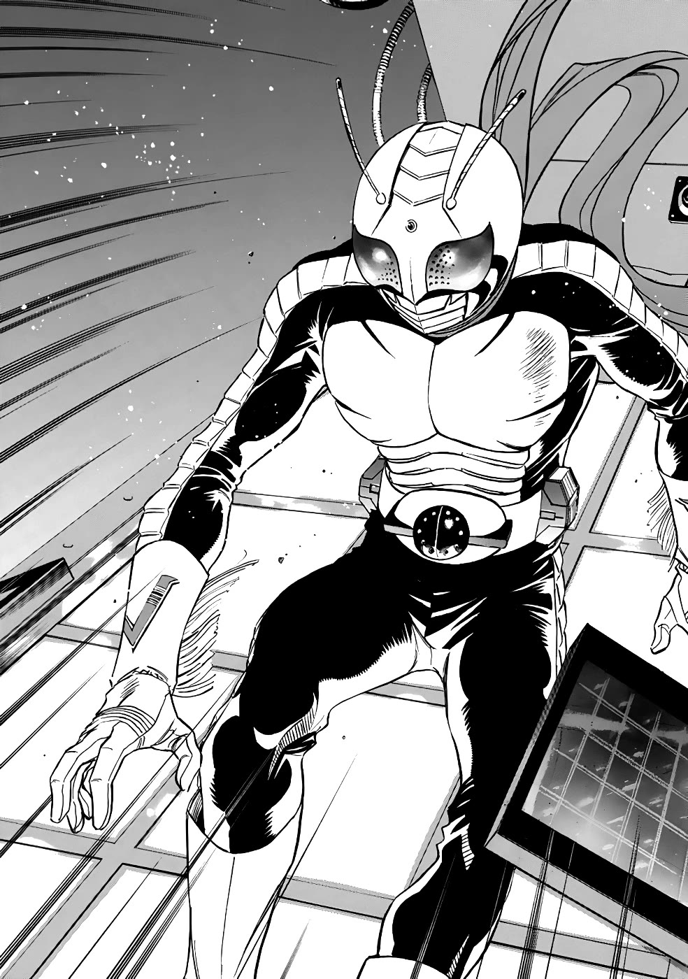 Shin Kamen Rider Spirits Chapter 18 page 35 - Chapter 18: The Black Sincere Heart