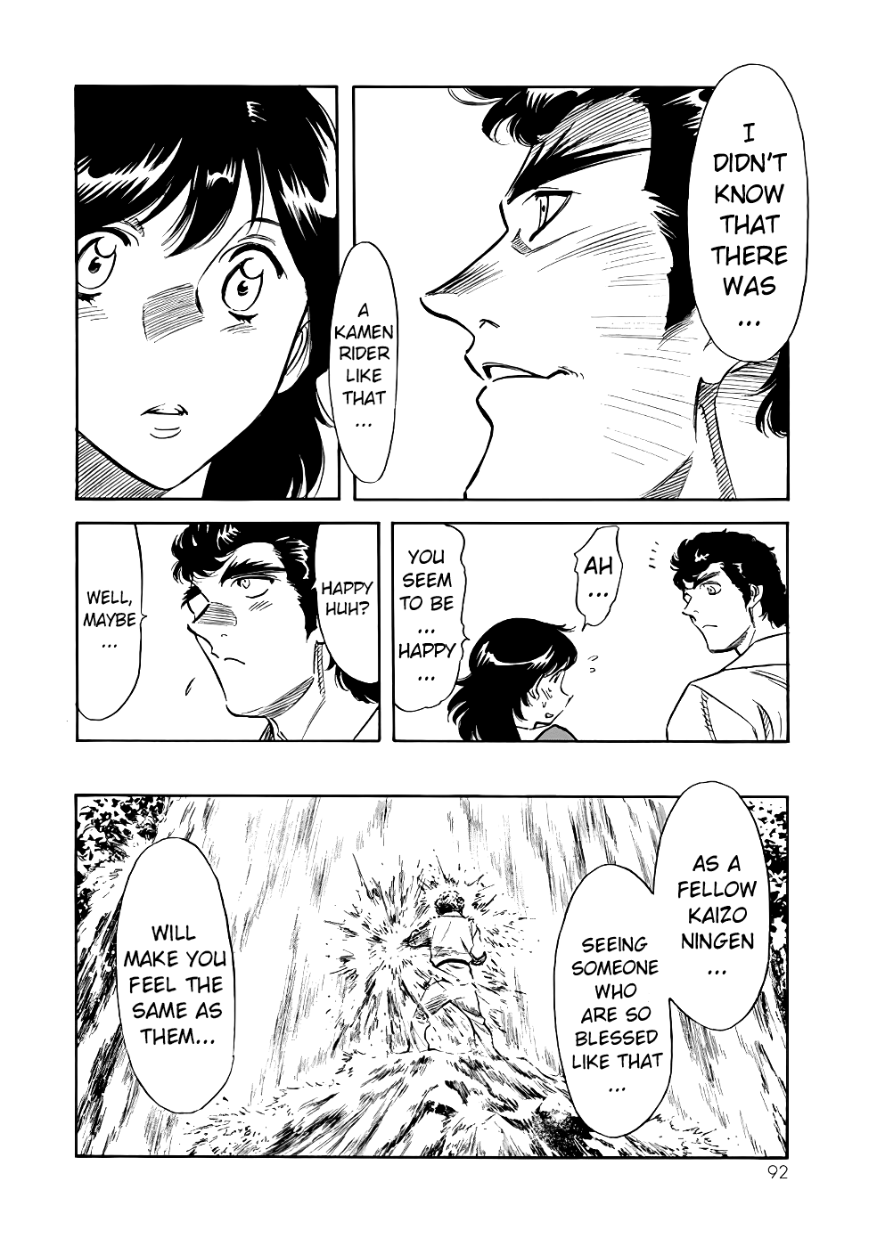 Shin Kamen Rider Spirits Chapter 18 page 37 - Chapter 18: The Black Sincere Heart