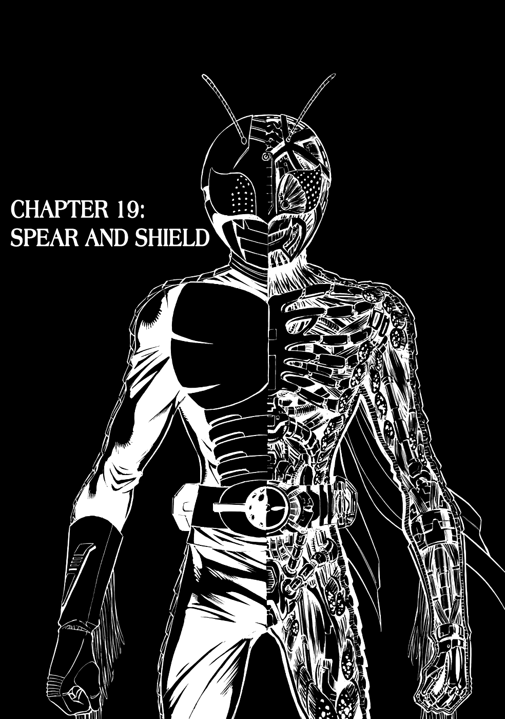 Shin Kamen Rider Spirits Chapter 19 page 1 - Chapter 19: Spear and Shield