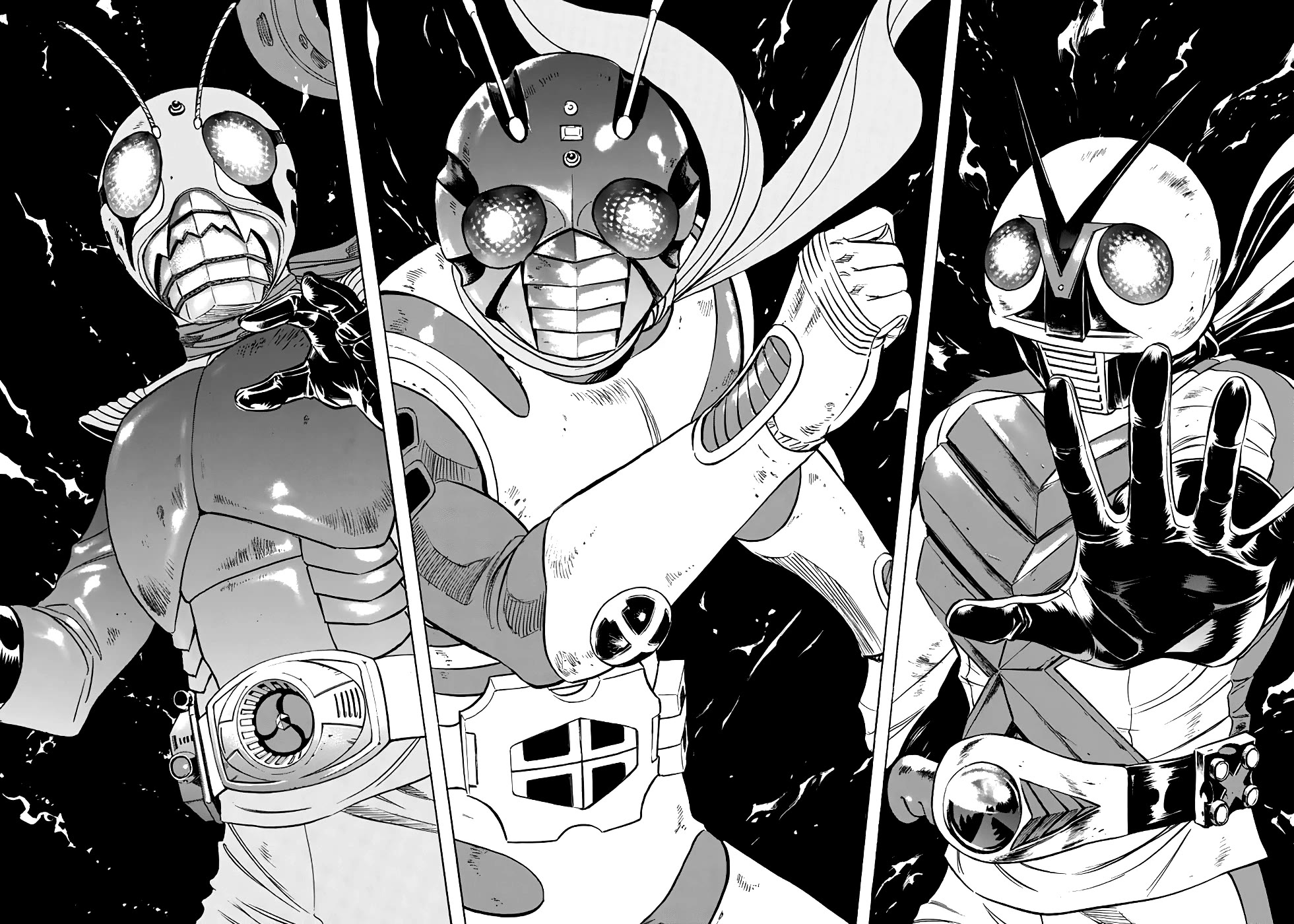 Shin Kamen Rider Spirits Chapter 19 page 42 - Chapter 19: Spear and Shield