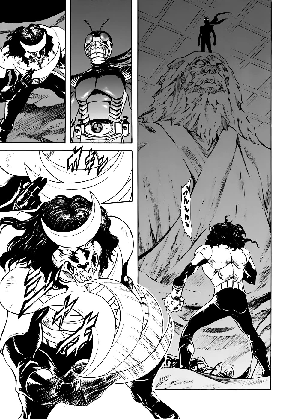 Shin Kamen Rider Spirits Chapter 19 page 56 - Chapter 19: Spear and Shield