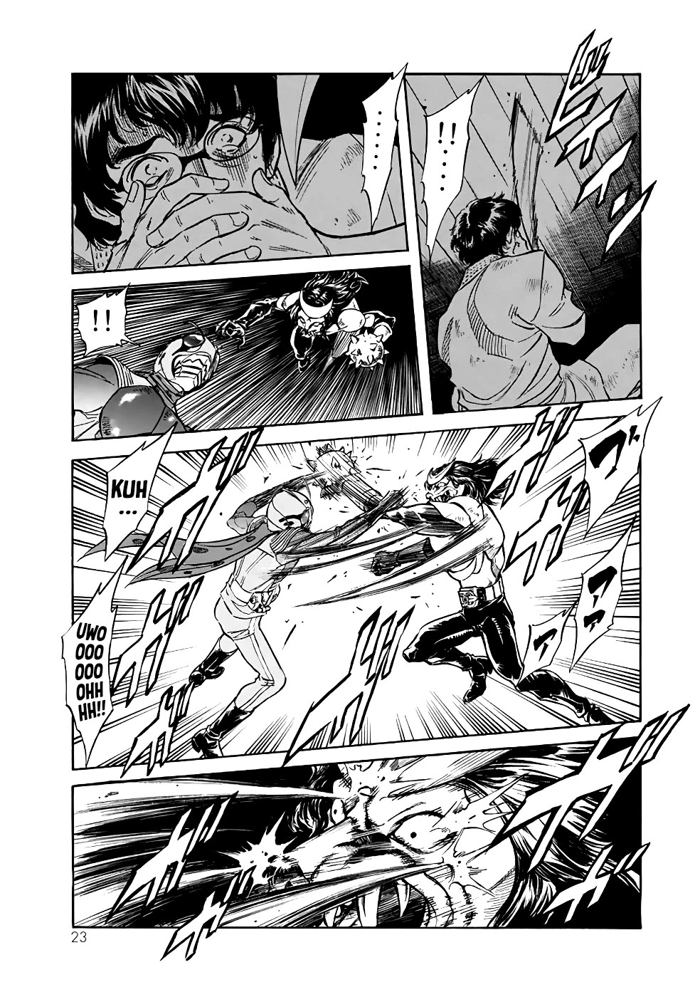 Shin Kamen Rider Spirits Chapter 20 page 19 - Chapter 20: The Temple Is No Longer Peace