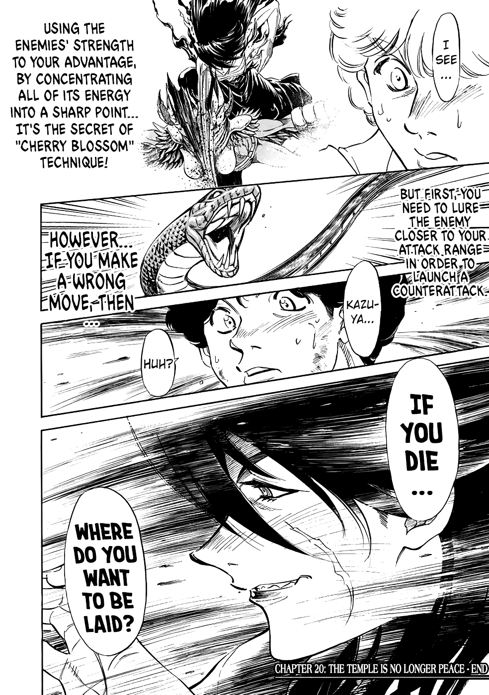 Shin Kamen Rider Spirits Chapter 20 page 37 - Chapter 20: The Temple Is No Longer Peace