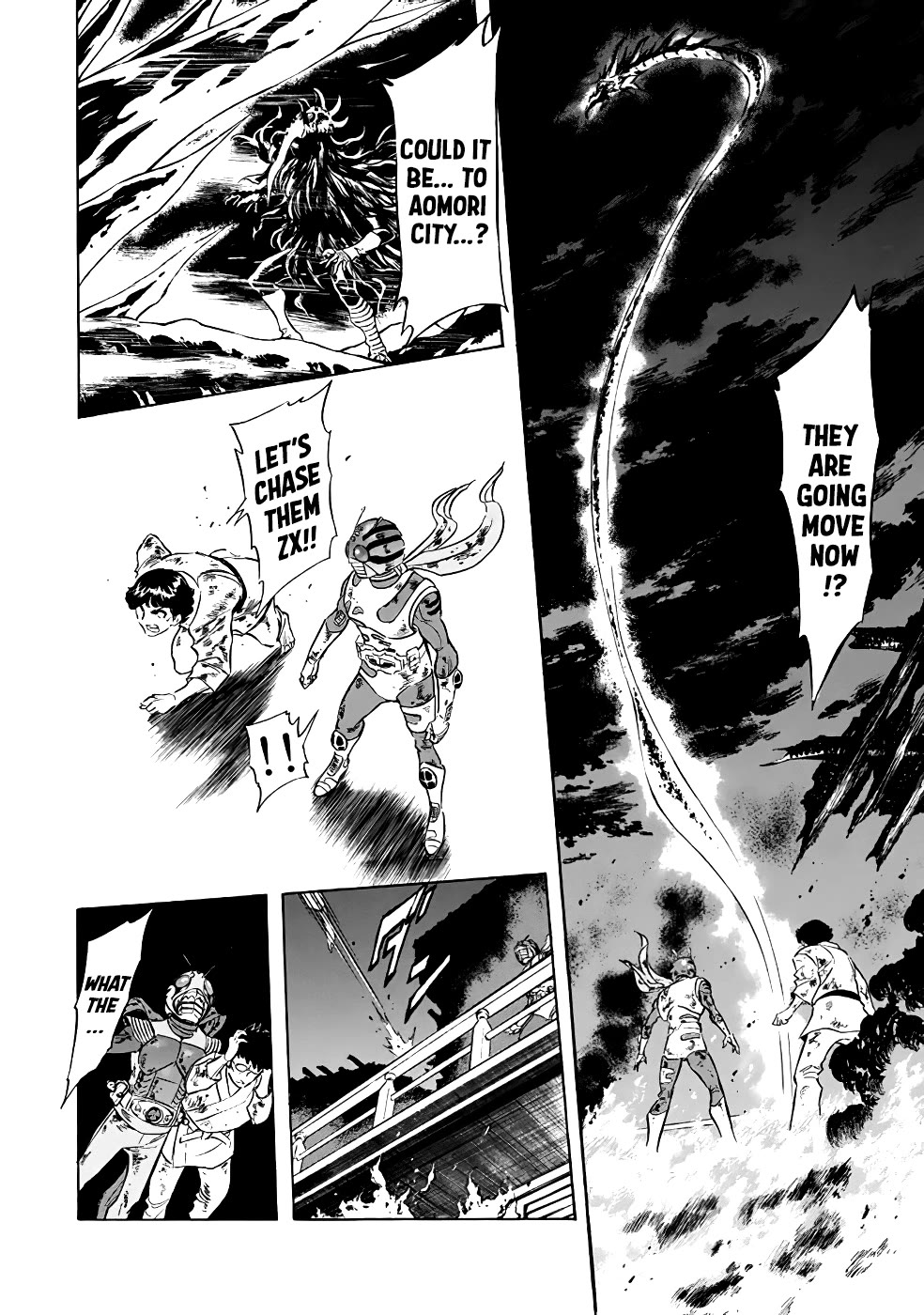 Shin Kamen Rider Spirits Chapter 22 page 19 - Chapter 22: The Dragon's Memory