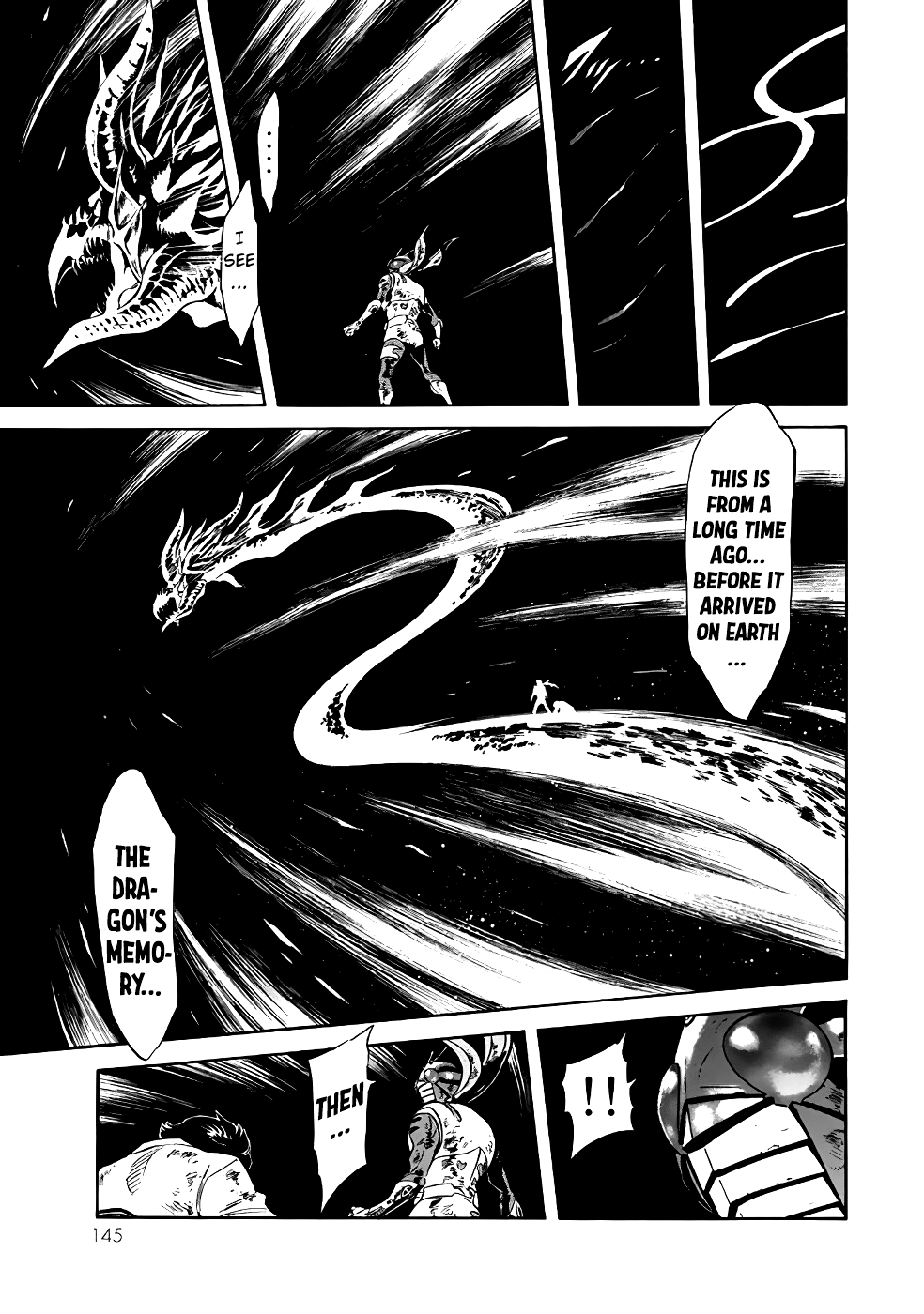 Shin Kamen Rider Spirits Chapter 22 page 34 - Chapter 22: The Dragon's Memory