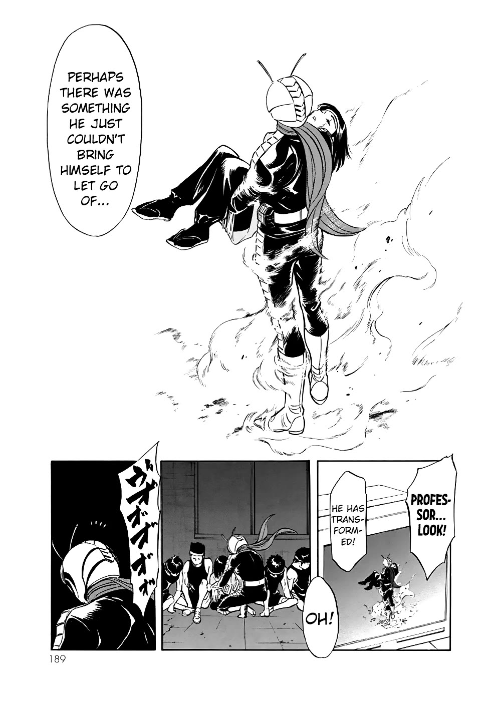 Shin Kamen Rider Spirits Chapter 23 page 38 - Chapter 23: The Flying Fiery Chariot