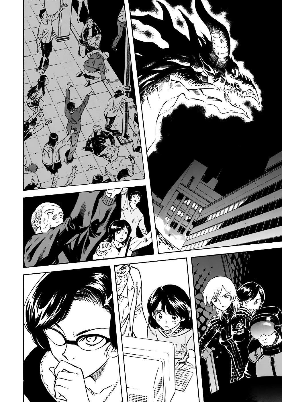 Shin Kamen Rider Spirits Chapter 23 page 4 - Chapter 23: The Flying Fiery Chariot