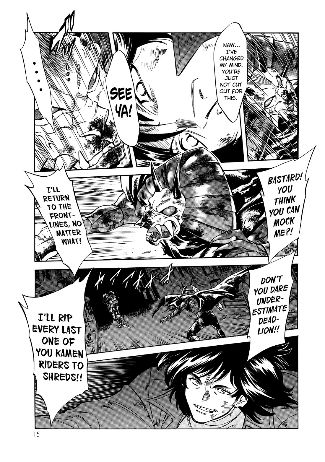 Shin Kamen Rider Spirits Chapter 24 page 12 - Chapter 24: The Dragon's Curse