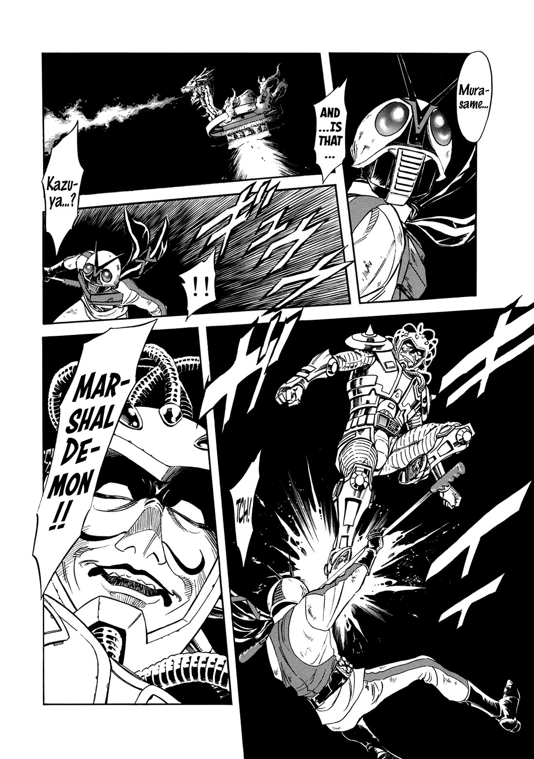 Shin Kamen Rider Spirits Chapter 24 page 34 - Chapter 24: The Dragon's Curse