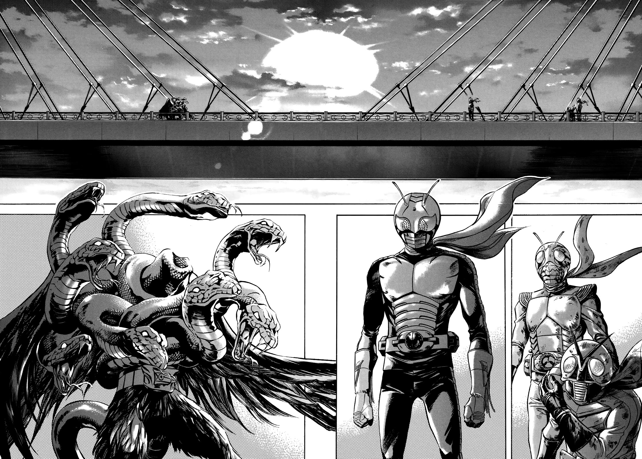 Shin Kamen Rider Spirits Chapter 25 page 10 - Chapter 25: Five Hands