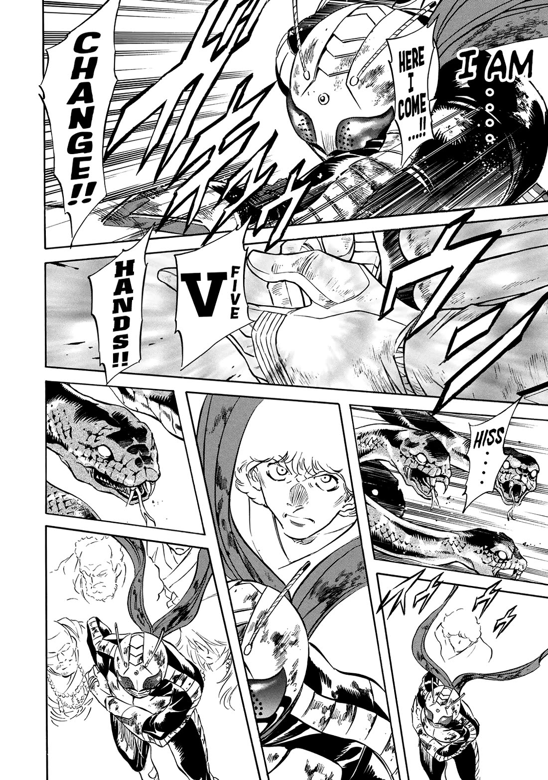 Shin Kamen Rider Spirits Chapter 25 page 15 - Chapter 25: Five Hands
