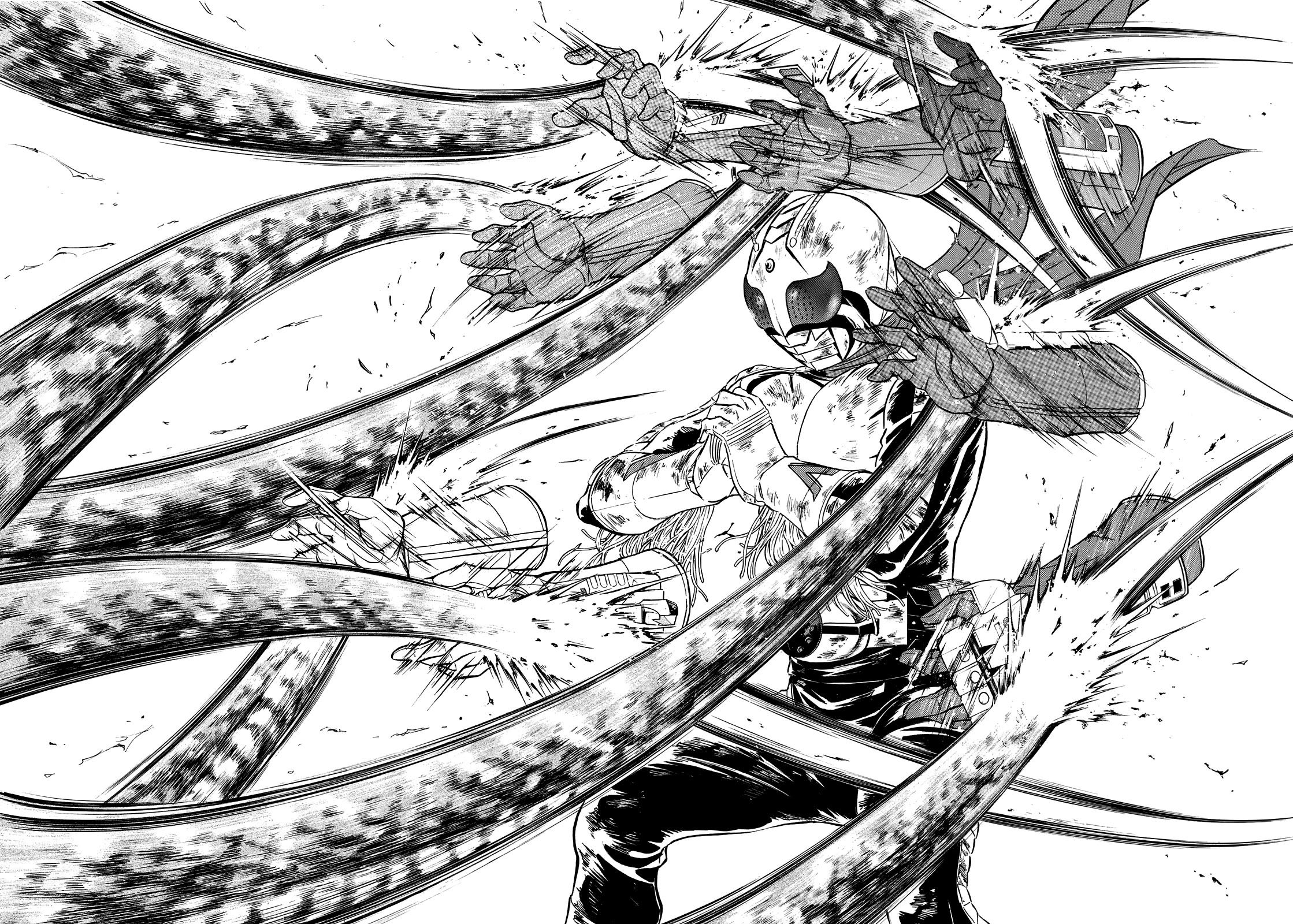 Shin Kamen Rider Spirits Chapter 25 page 18 - Chapter 25: Five Hands