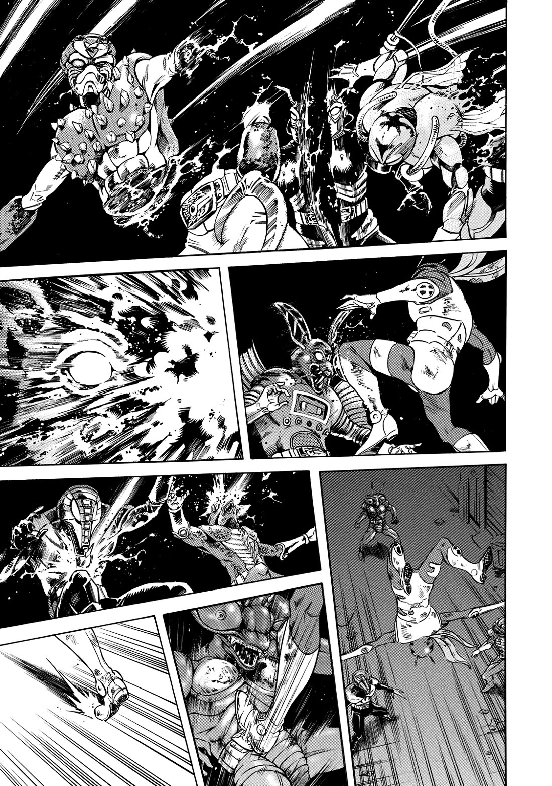 Shin Kamen Rider Spirits Chapter 25 page 7 - Chapter 25: Five Hands