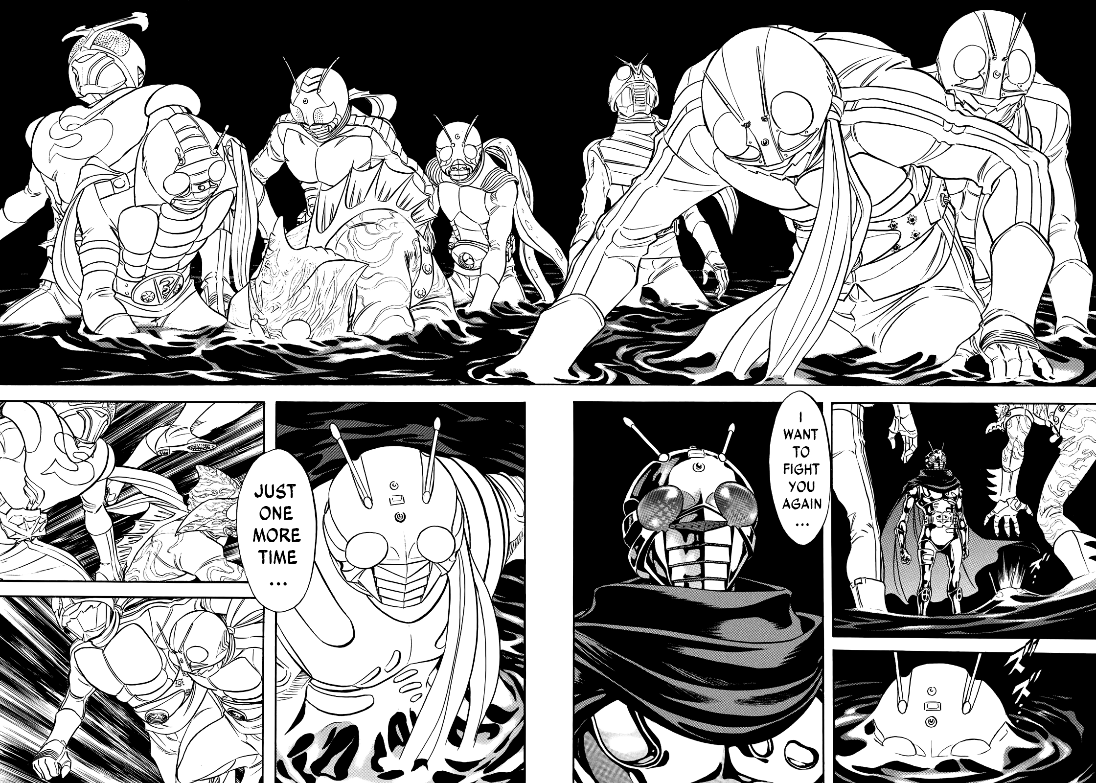 Shin Kamen Rider Spirits Chapter 26 page 12 - Chapter 26: Banquet of Sorrow and Joy