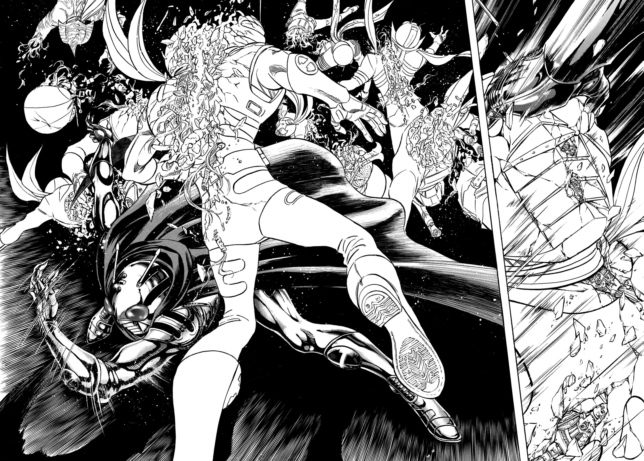Shin Kamen Rider Spirits Chapter 26 page 14 - Chapter 26: Banquet of Sorrow and Joy