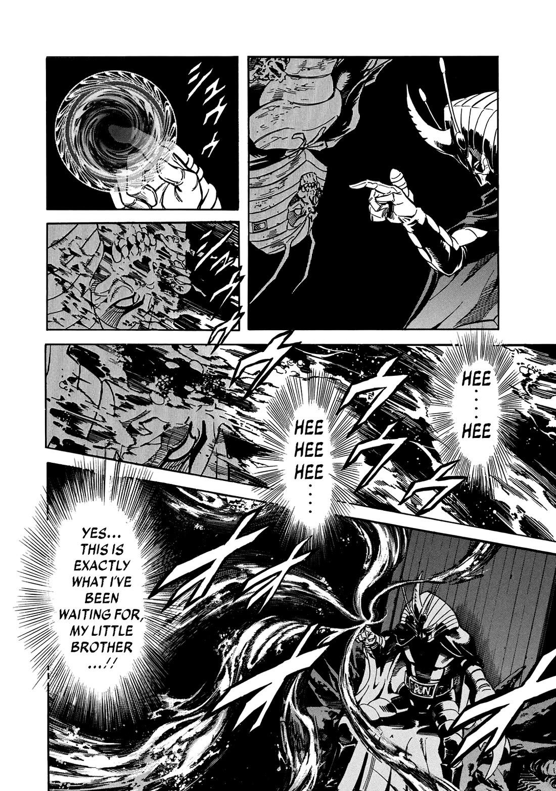 Shin Kamen Rider Spirits Chapter 26 page 23 - Chapter 26: Banquet of Sorrow and Joy