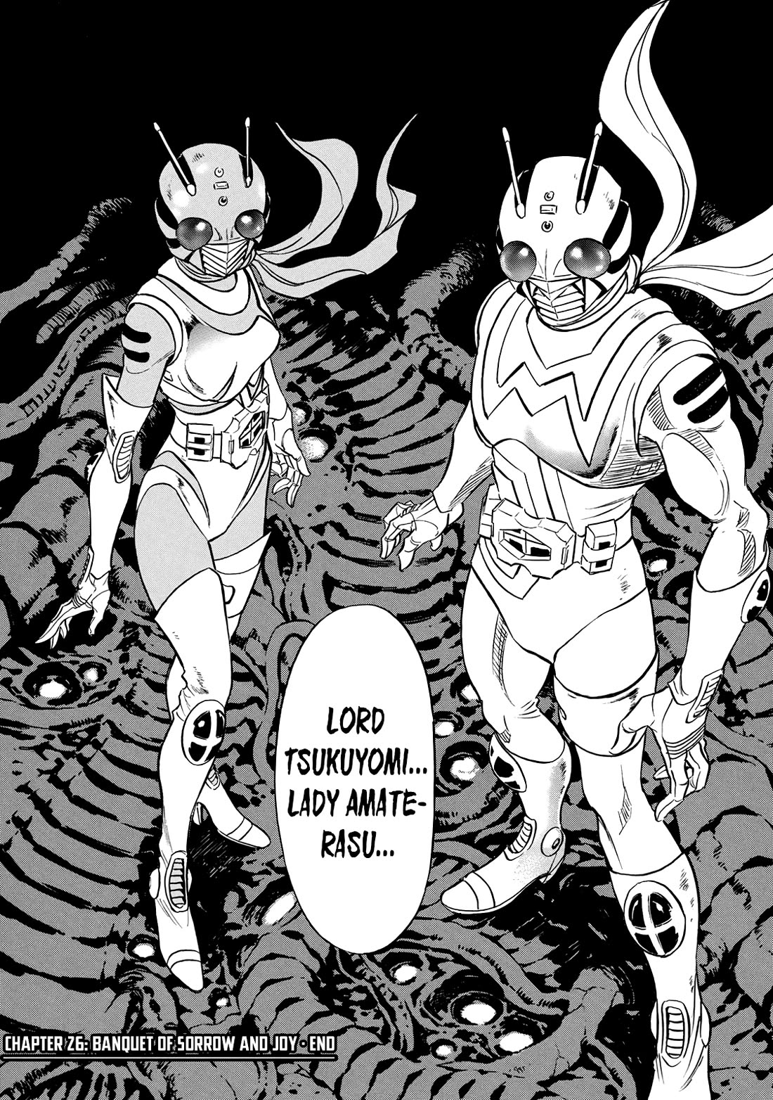 Shin Kamen Rider Spirits Chapter 26 page 25 - Chapter 26: Banquet of Sorrow and Joy
