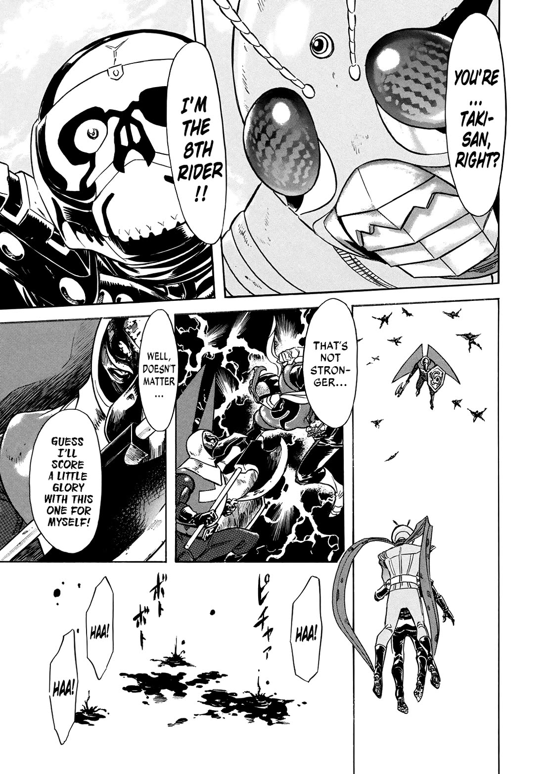 Shin Kamen Rider Spirits Chapter 27 page 13 - Chapter 27: The Town Conquered By Demons