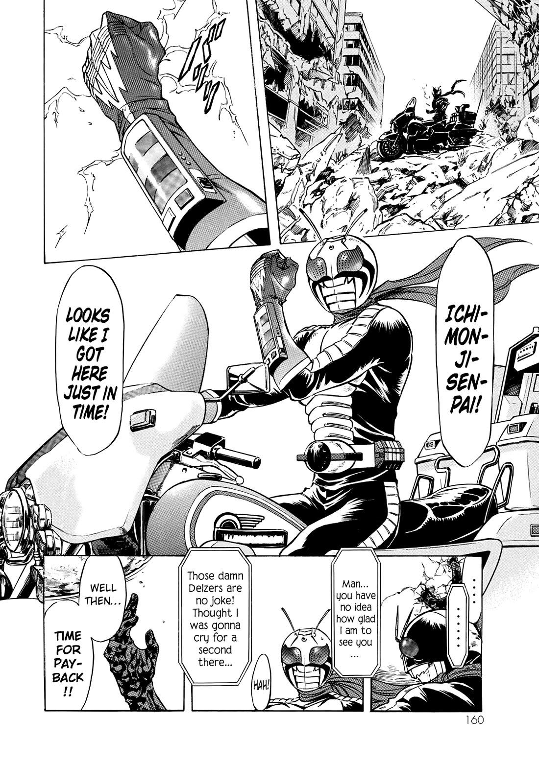 Shin Kamen Rider Spirits Chapter 27 page 21 - Chapter 27: The Town Conquered By Demons