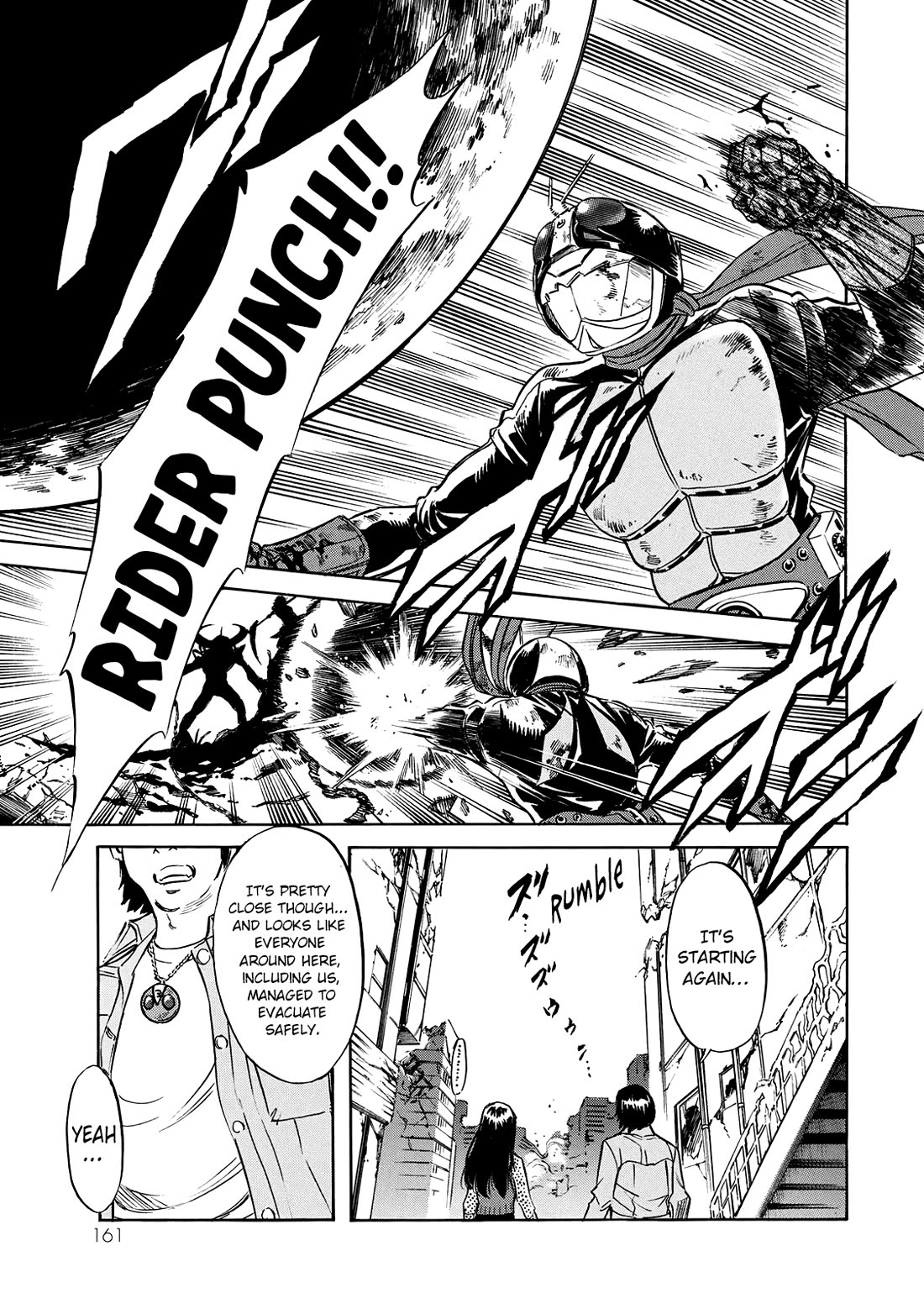 Shin Kamen Rider Spirits Chapter 27 page 22 - Chapter 27: The Town Conquered By Demons