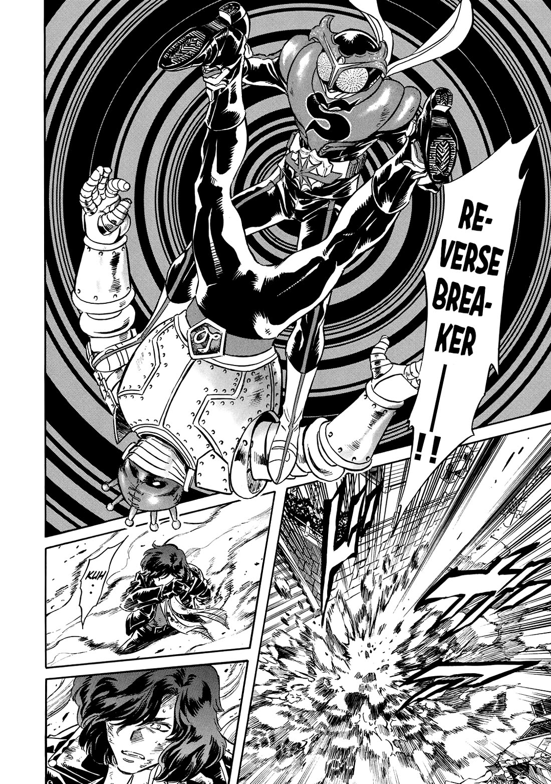 Shin Kamen Rider Spirits Chapter 27 page 25 - Chapter 27: The Town Conquered By Demons