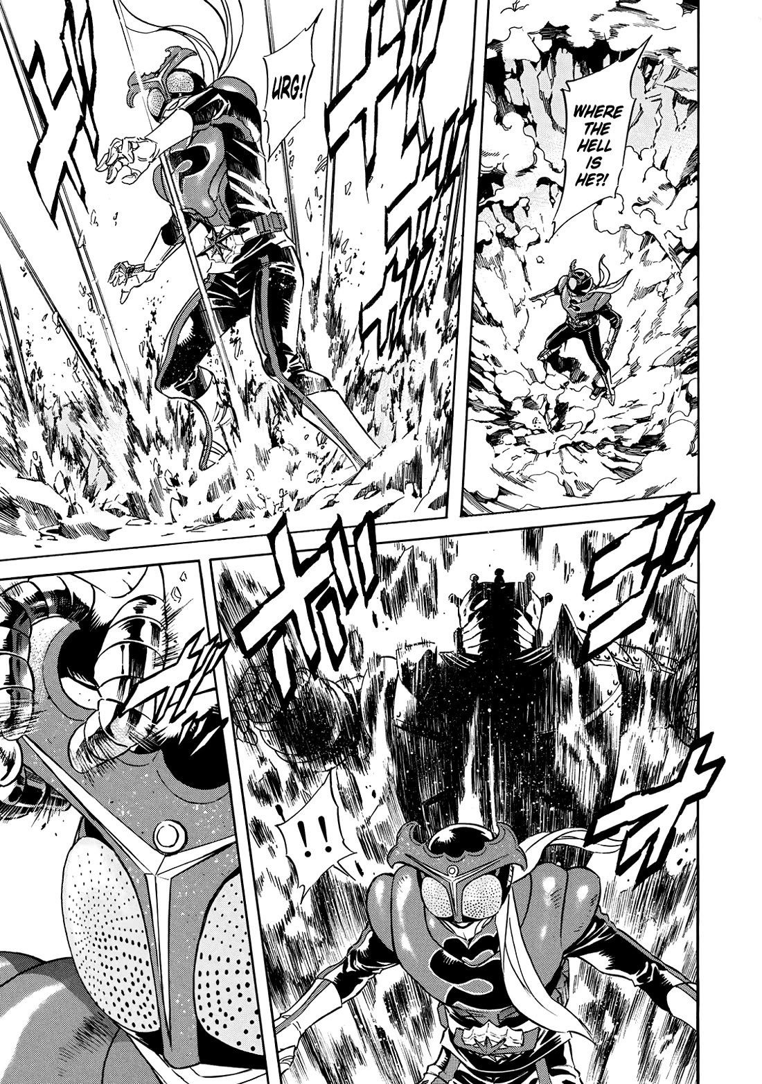 Shin Kamen Rider Spirits Chapter 27 page 26 - Chapter 27: The Town Conquered By Demons