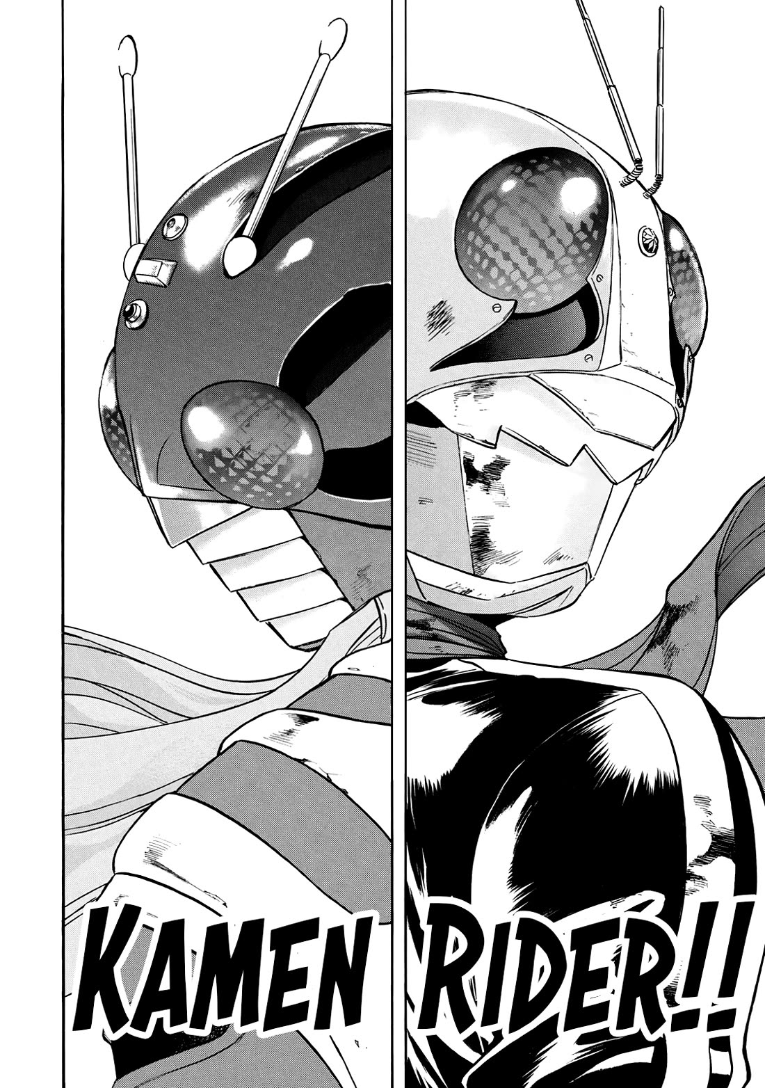 Shin Kamen Rider Spirits Chapter 27 page 34 - Chapter 27: The Town Conquered By Demons