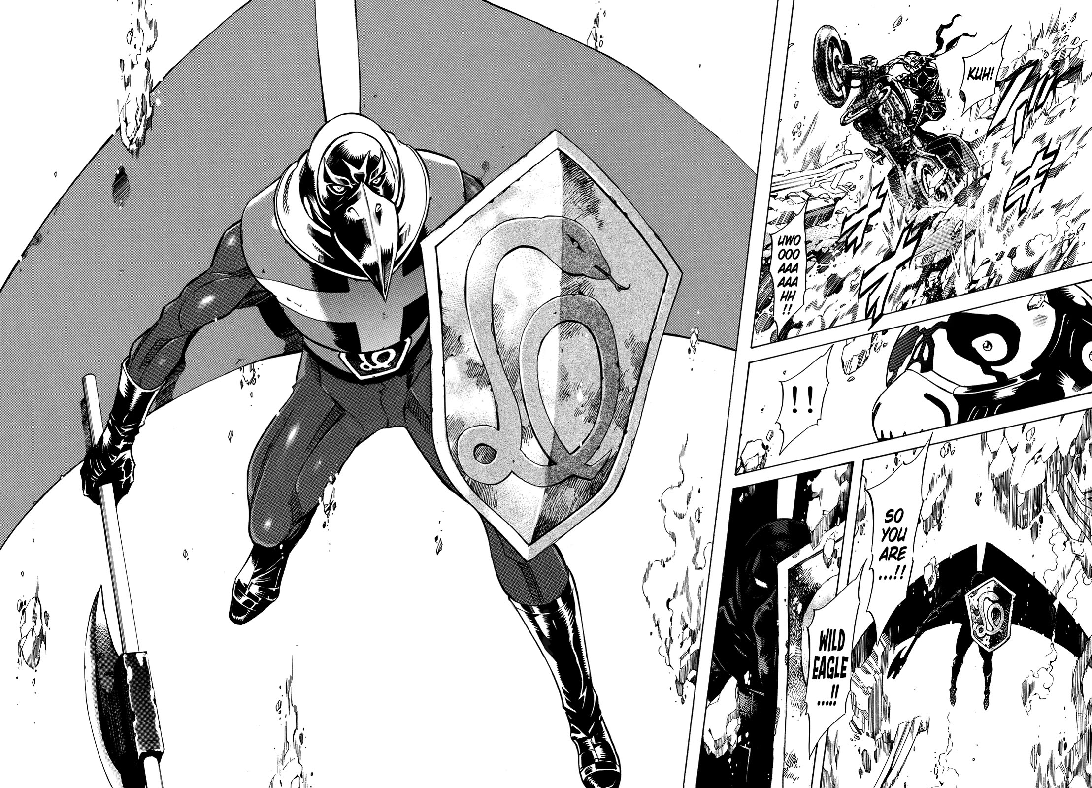 Shin Kamen Rider Spirits Chapter 27 page 9 - Chapter 27: The Town Conquered By Demons