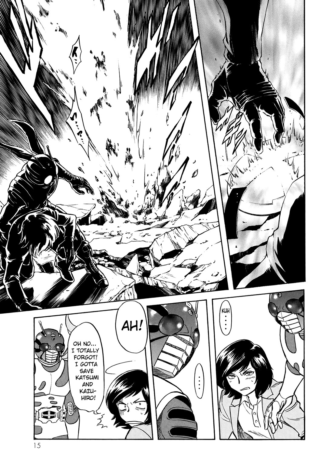 Shin Kamen Rider Spirits Chapter 28 page 12 - Chapter 28: A Distant Prospect