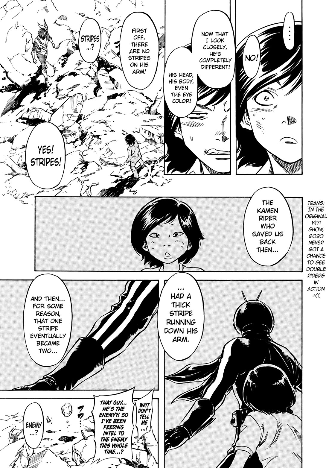 Shin Kamen Rider Spirits Chapter 28 page 8 - Chapter 28: A Distant Prospect