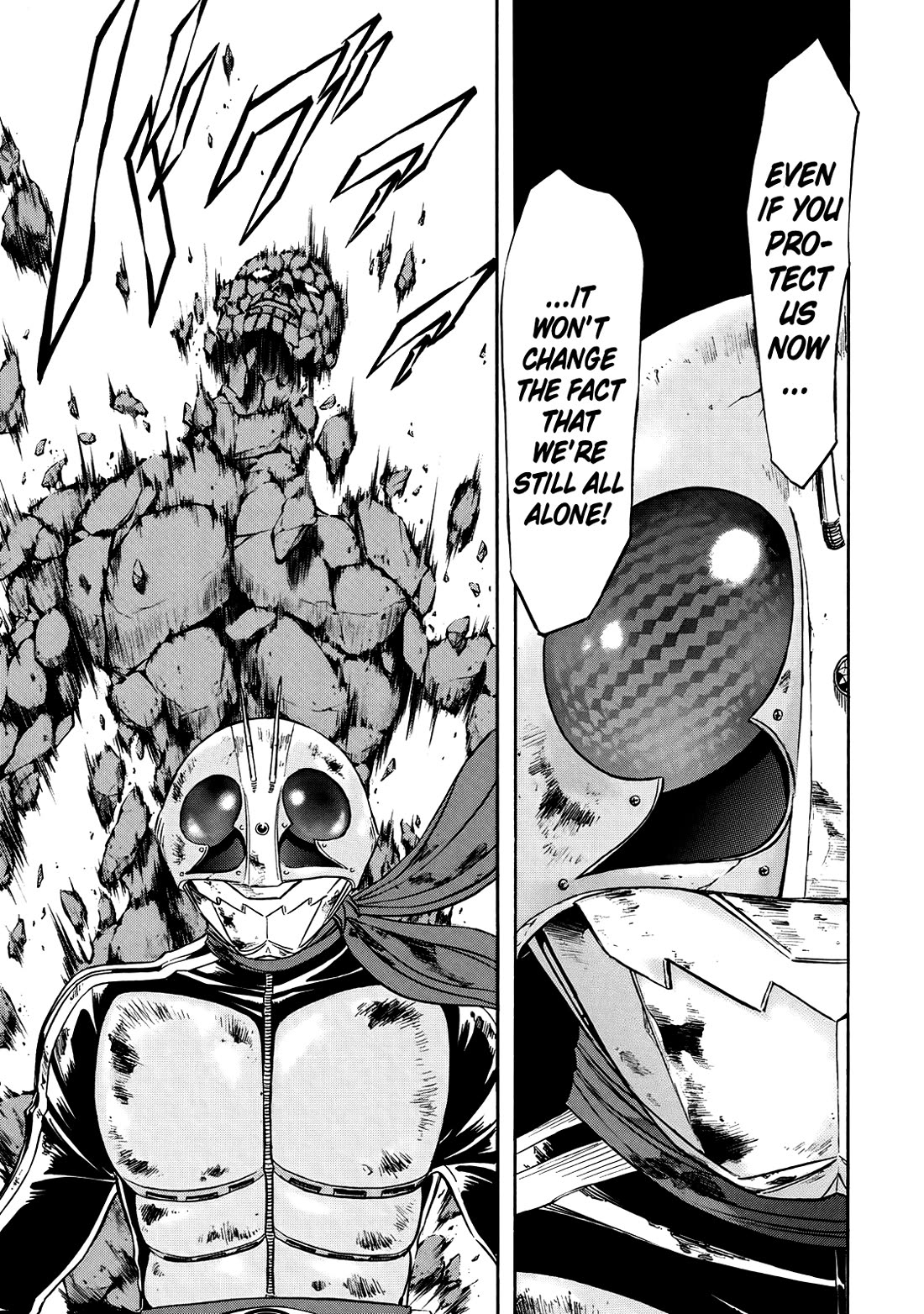 Shin Kamen Rider Spirits Chapter 29 page 15 - Chapter 29: The Children's Promise