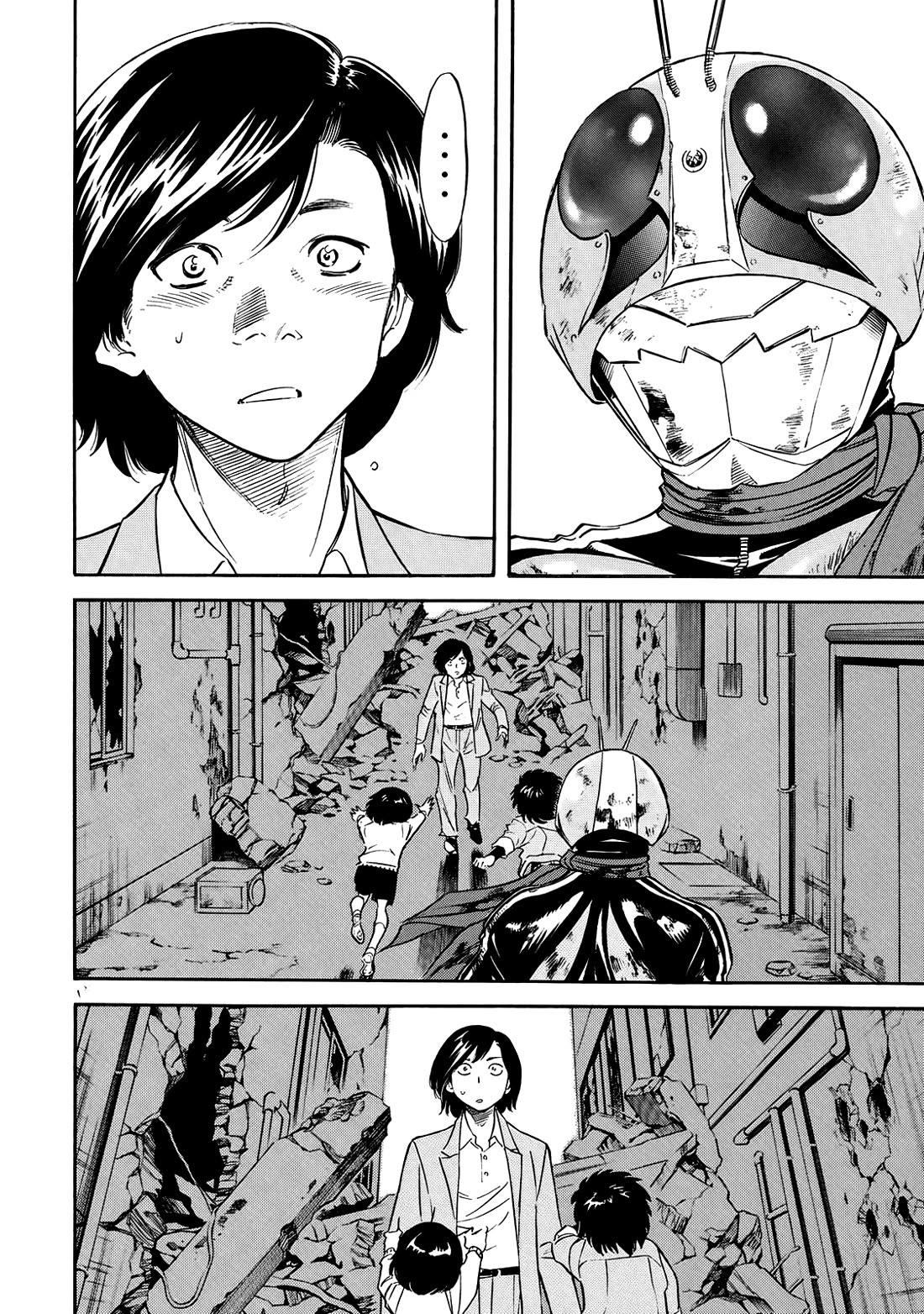 Shin Kamen Rider Spirits Chapter 29 page 27 - Chapter 29: The Children's Promise
