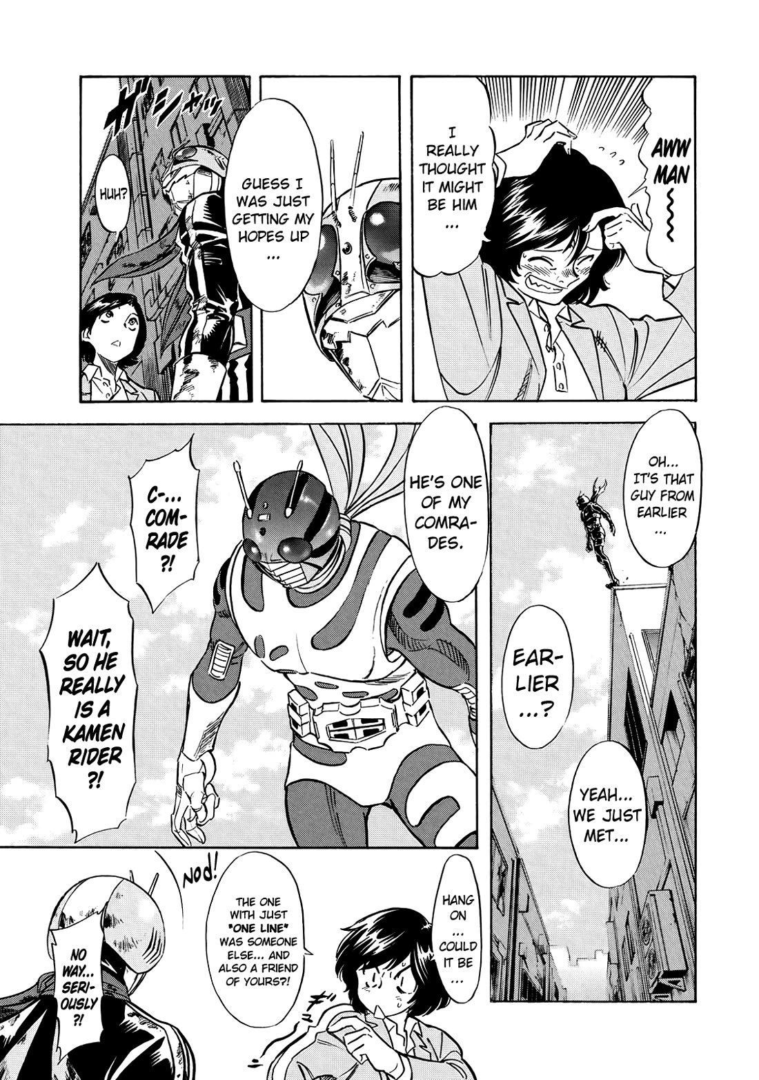 Shin Kamen Rider Spirits Chapter 29 page 33 - Chapter 29: The Children's Promise