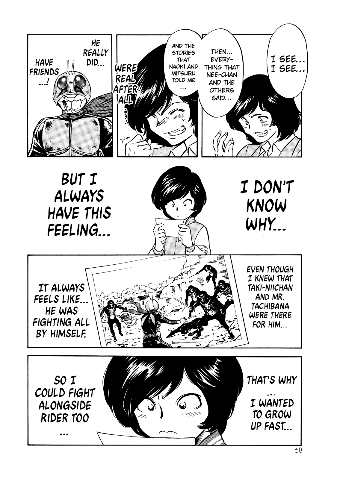Shin Kamen Rider Spirits Chapter 29 page 34 - Chapter 29: The Children's Promise