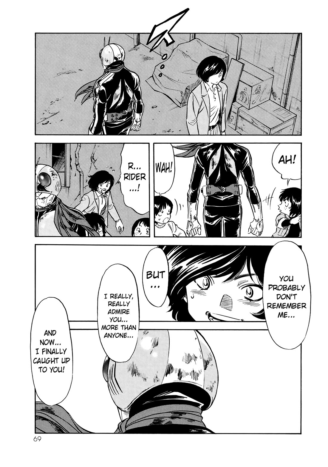 Shin Kamen Rider Spirits Chapter 29 page 35 - Chapter 29: The Children's Promise