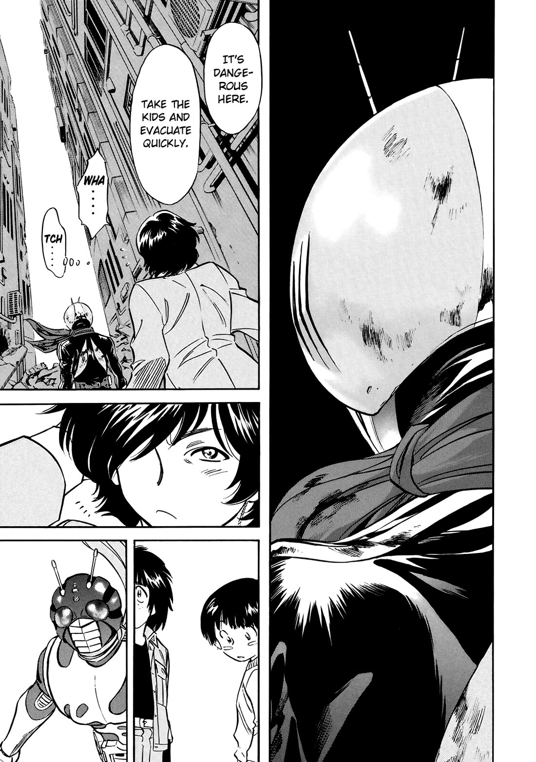 Shin Kamen Rider Spirits Chapter 29 page 37 - Chapter 29: The Children's Promise