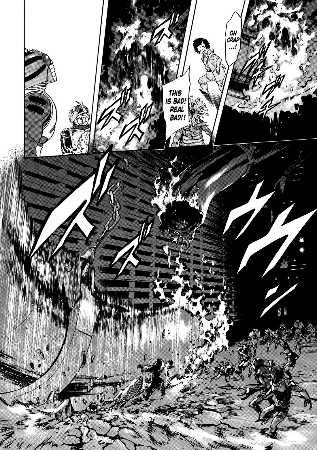 Shin Kamen Rider Spirits Chapter 31 page 14 - Chapter 31: The Opened Underworld
