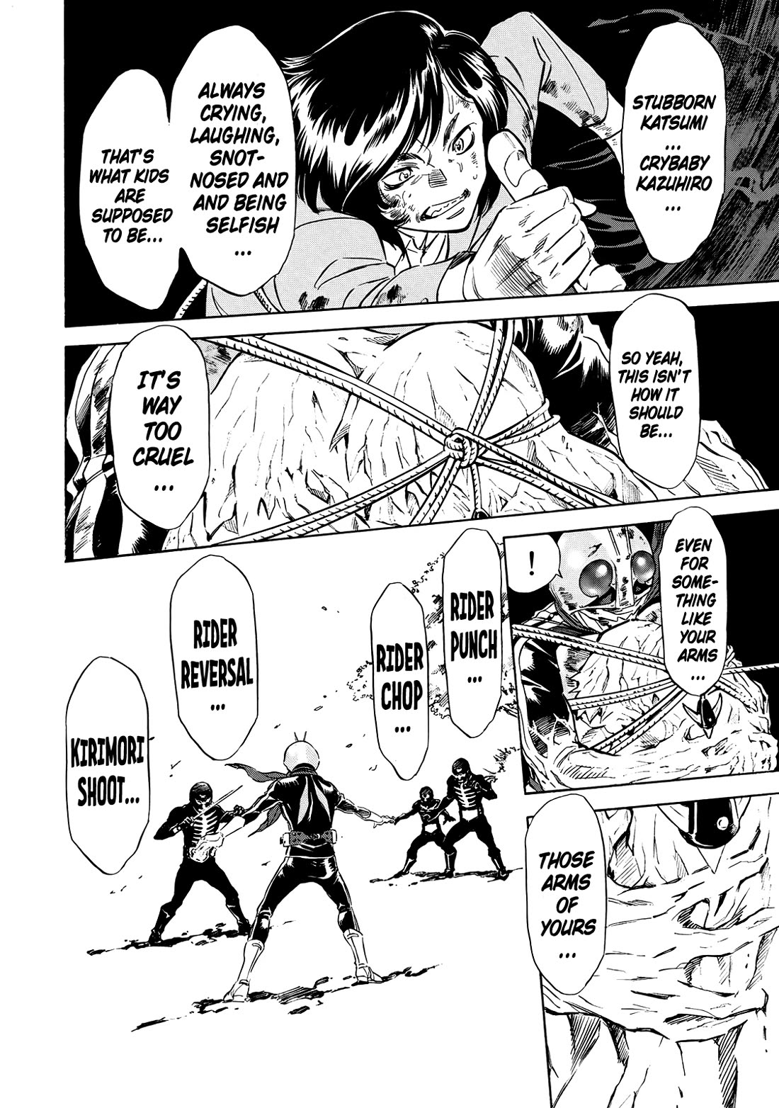 Shin Kamen Rider Spirits Chapter 31 page 34 - Chapter 31: The Opened Underworld
