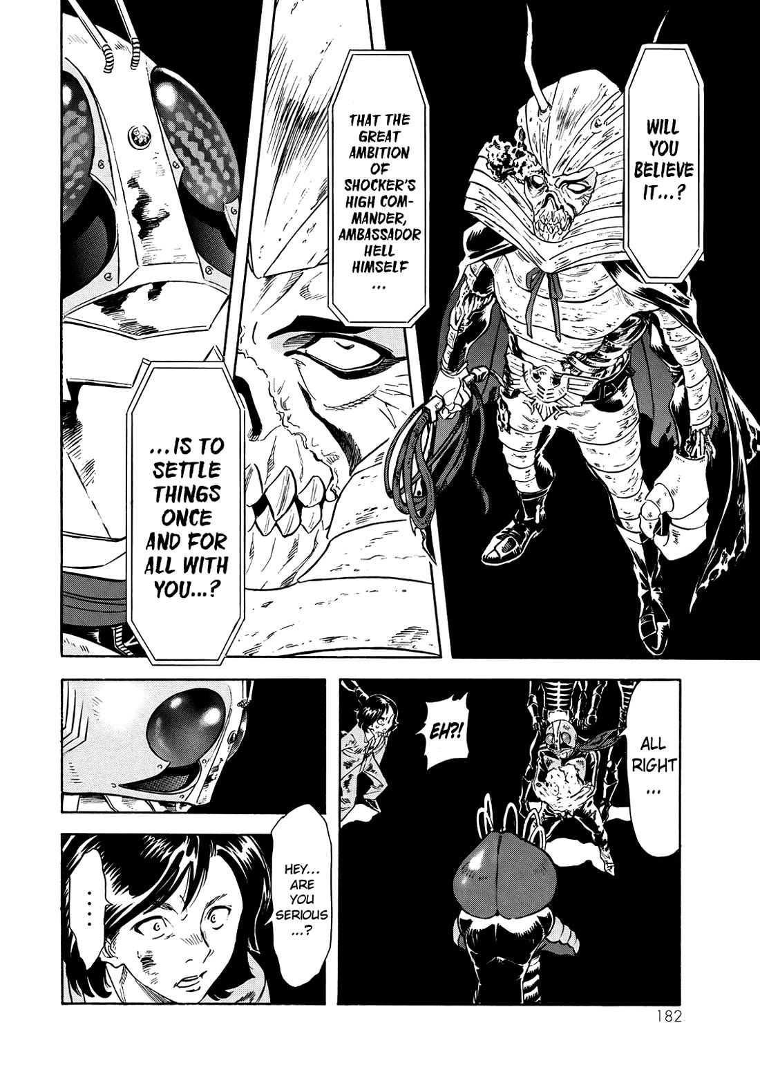 Shin Kamen Rider Spirits Chapter 32 page 14 - Chapter 32: Fragments of Retaliation