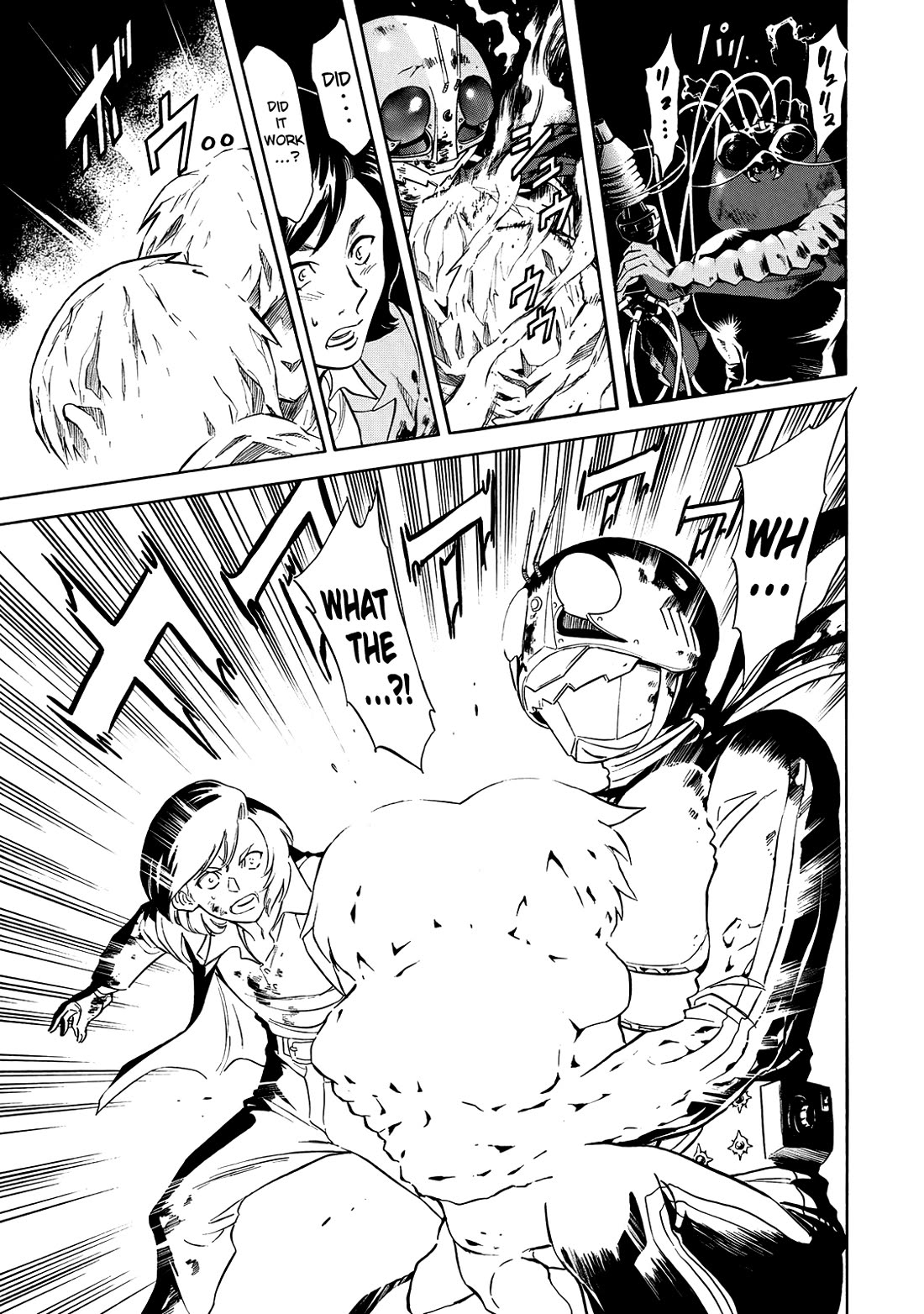 Shin Kamen Rider Spirits Chapter 32 page 17 - Chapter 32: Fragments of Retaliation