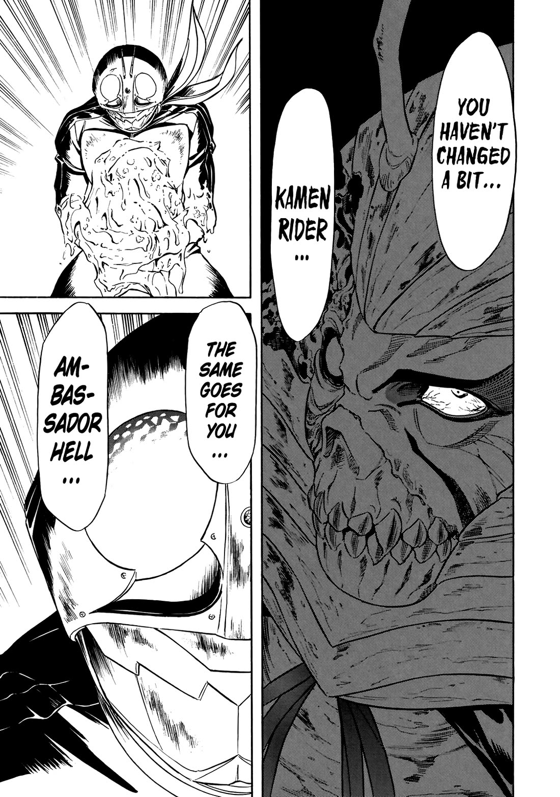 Shin Kamen Rider Spirits Chapter 32 page 19 - Chapter 32: Fragments of Retaliation