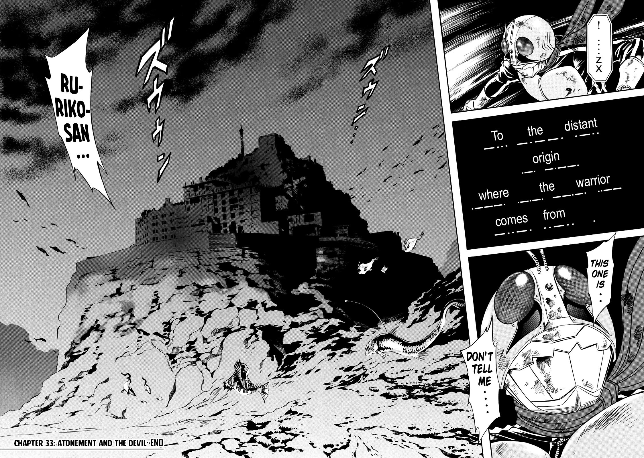 Shin Kamen Rider Spirits Chapter 33 page 31 - Chapter 33: Atonement and the Devil