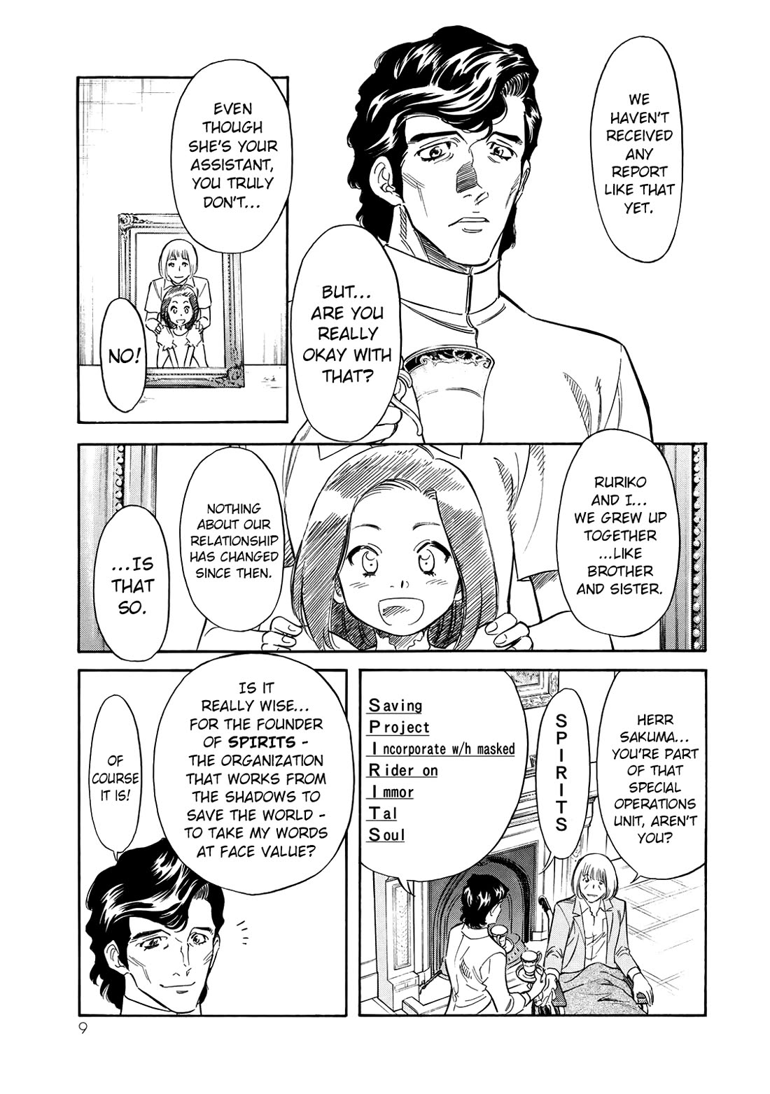 Shin Kamen Rider Spirits Chapter 33 page 6 - Chapter 33: Atonement and the Devil