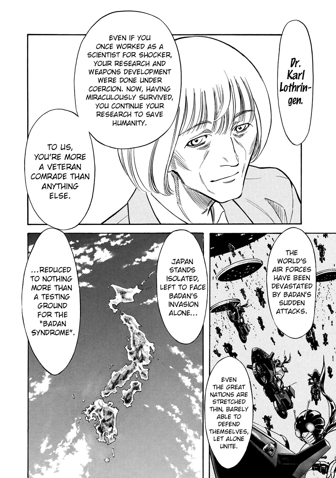 Shin Kamen Rider Spirits Chapter 33 page 7 - Chapter 33: Atonement and the Devil