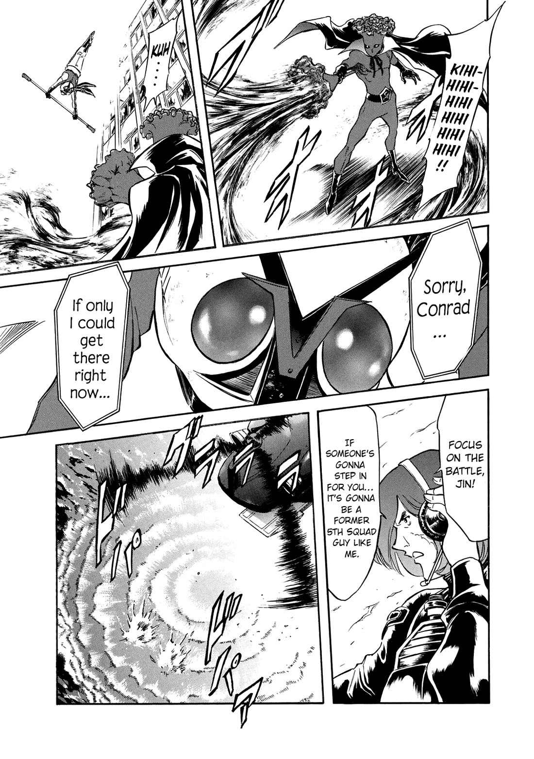 Shin Kamen Rider Spirits Chapter 34 page 18 - Chapter 34: A Small Act of Courage