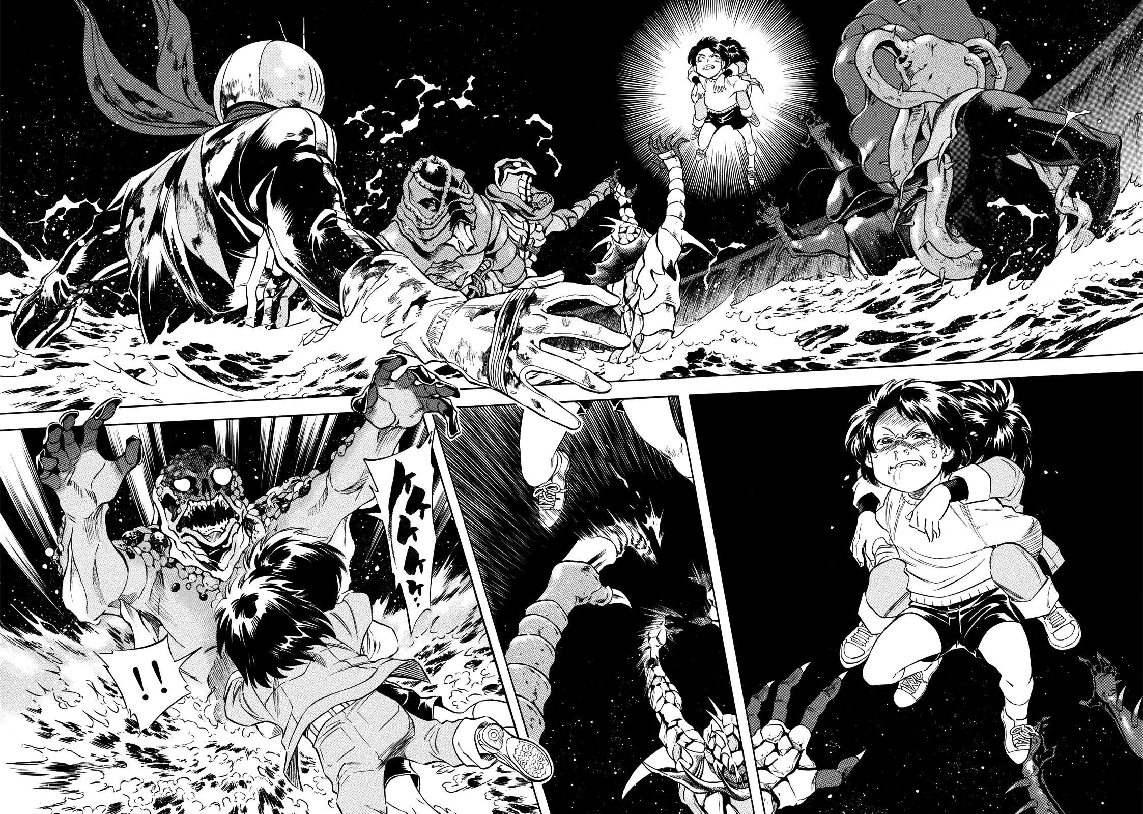 Shin Kamen Rider Spirits Chapter 34 page 42 - Chapter 34: A Small Act of Courage