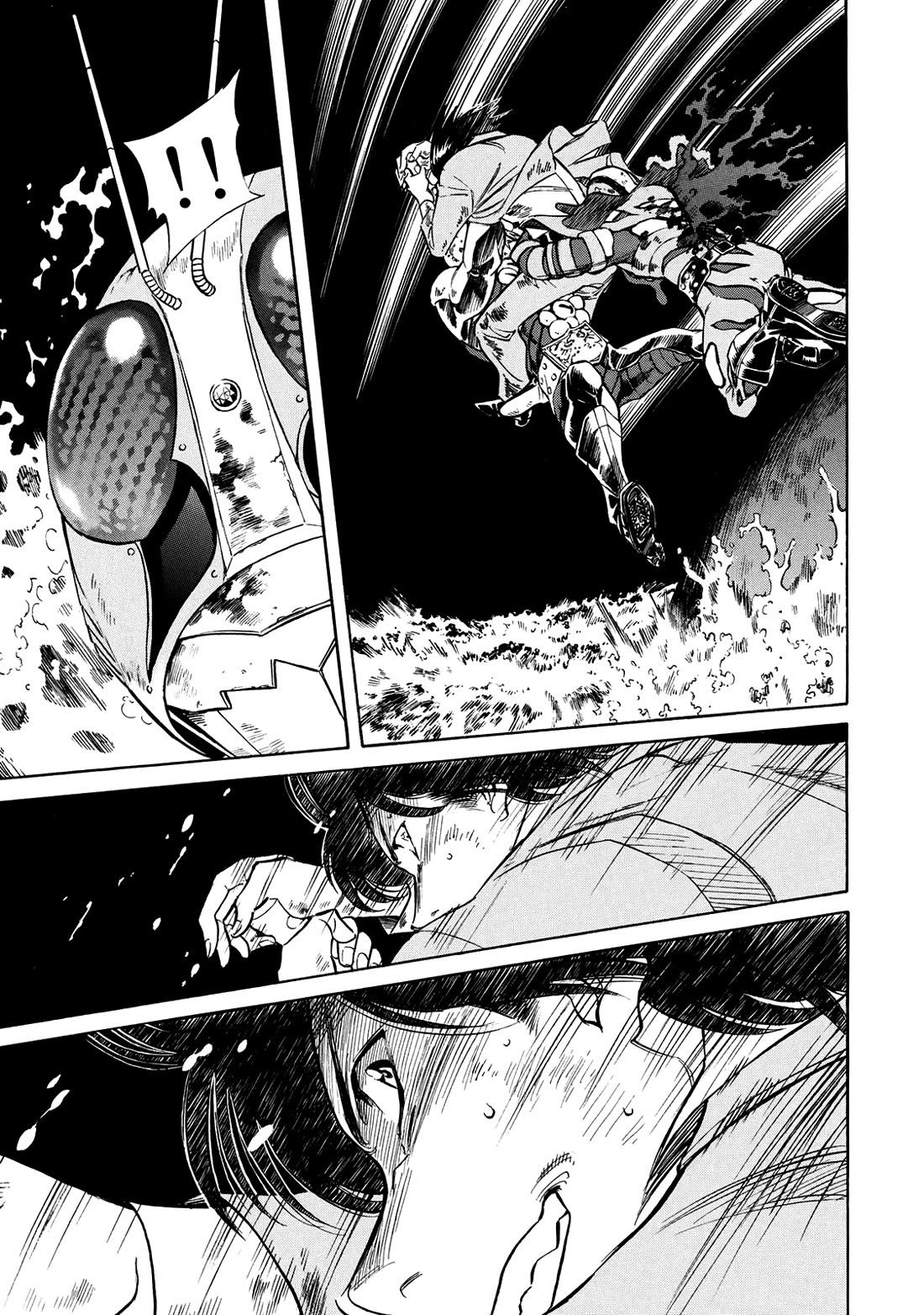 Shin Kamen Rider Spirits Chapter 34 page 44 - Chapter 34: A Small Act of Courage