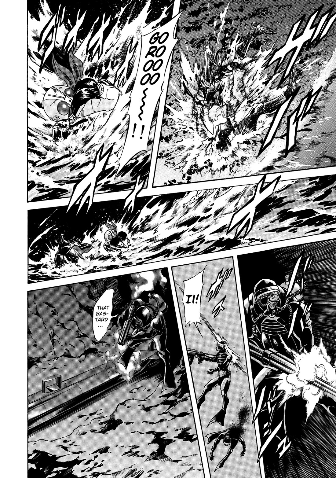 Shin Kamen Rider Spirits Chapter 34 page 45 - Chapter 34: A Small Act of Courage